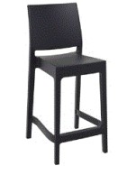 MAYA 65 Counter Stool | Black