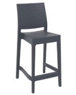 MAYA 65 Counter Stool | Dark Grey