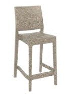 MAYA 65 Counter Stool | Taupe