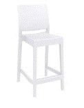 MAYA 65 Counter Stool | White