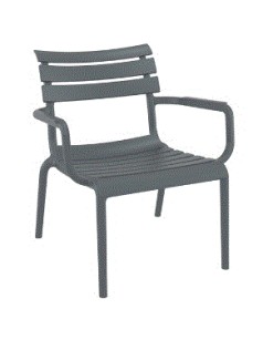 PARIS Lounge Chair | Dark Grey