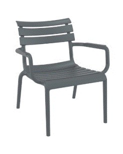 PARIS Lounge Chair | Dark Grey