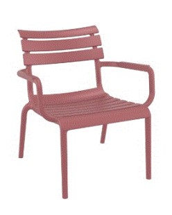 PARIS Lounge Chair | Marsala