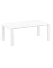 VEGAS M Table 180/220 x100cm | White