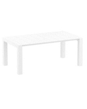 VEGAS M Table 180/220 x100cm | White