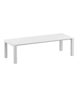 VEGAS XL Table 260/300 x100cm | White