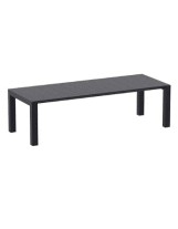 VEGAS XL Table 260/300 x100cm | Black