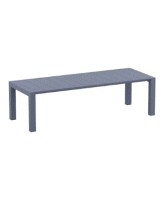 VEGAS XL Table 260/300 x100cm | Dark Grey
