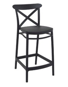 CROSS Counter Stool 65 | Black