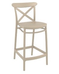CROSS Counter Stool 65 | Taupe