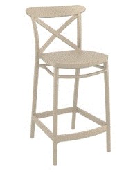 CROSS Counter Stool 65 | Taupe