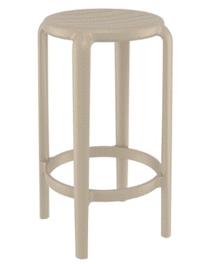 TOM Counter Stool 65 | Taupe