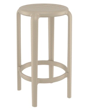 TOM Bar Stool 75 | Taupe