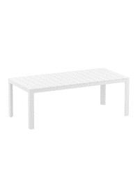 ATLANTIC Table 100x210/280x76cm | White