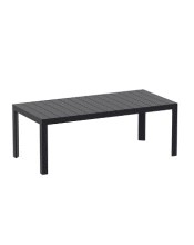 ATLANTIC Table 100x210/280x76cm | Black