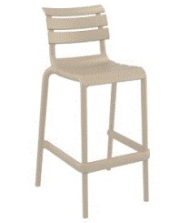 HELEN Bar Stool 75 | Taupe
