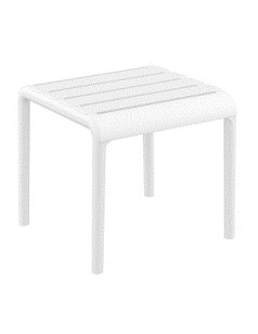 PARIS Side Table 42x41x40cm | White