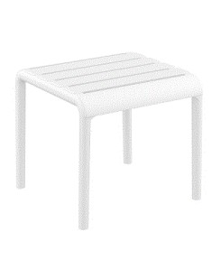 PARIS Side Table 42x41x40cm | White