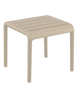 PARIS Side Table 42x41x40cm | Taupe