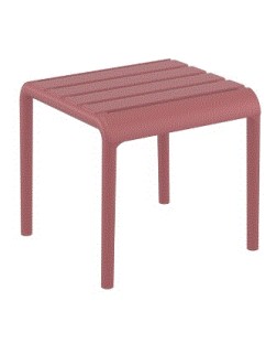PARIS Side Table 42x41x40cm | Marsala