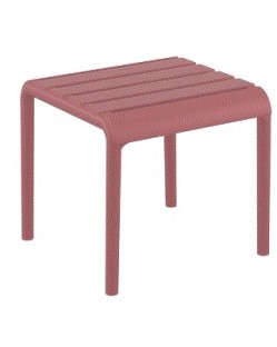 PARIS Side Table 42x41x40cm | Marsala