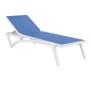 PACIFIC Sunbed | White/Blue