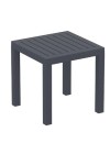 OCEAN Side Table 45x45cm | Dark Grey