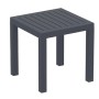 OCEAN Side Table 45x45cm | Dark Grey
