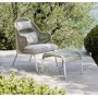 AGAVE Armchair | White,beige rope with linen chalk cushion