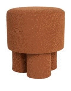 MARCOS Stool | Red Brown