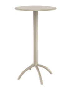 OCTOPUS Bar Table D60x108cm | Taupe