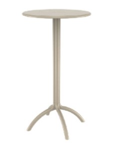 OCTOPUS Bar Table D60x108cm | Taupe