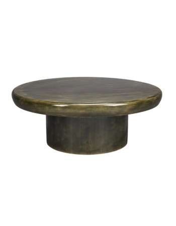 MUSH Coffee Table 80x30cm | Mango Wood Green Brown Color