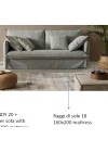 SABINO PLUS Sofa Bed160cm | VARADERO C/03