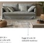 SABINO PLUS Sofa Bed160cm | VARADERO C/03