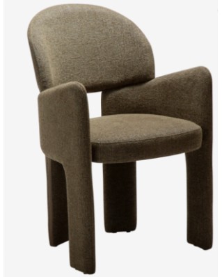AOLE Armchair | Dark Olive Boucle