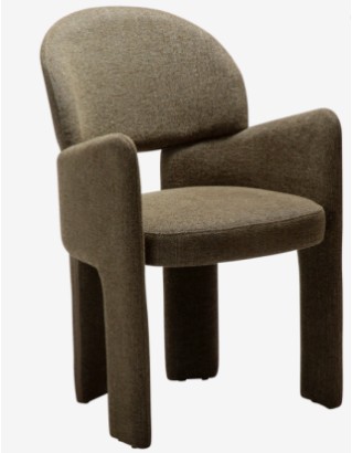 AOLE Armchair | Dark Olive Boucle