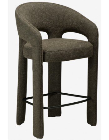SPLENDOR Counter Stool | Dark Olive Boucle