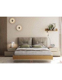 LOFT M31 Bed 160cm | Fabric VALETTA 24