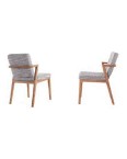 MOSSA-A72 Chair | Fabric Salsa 04 - Legs A27 Melio Wood