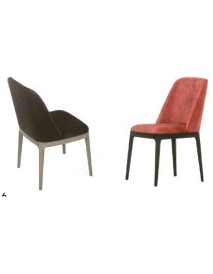 GALICIA-A27 Chair | Fabric Oviedo 06 - Legs A27 Melio Wood