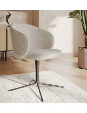 CELESTE-C302  Chair with Rotating Base | Fabric Ronin E35/08 