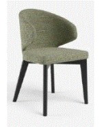 SANITA-A68 Chair | Fabric Rebel T23/01- Legs A27 Melio Wood