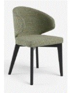 SANITA-A68 Chair | Fabric Rebel T23/01- Legs A27 Melio Wood