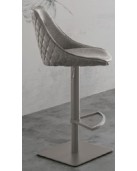 BILBAO Counter Stool | Fabric Hazel Velvet, Frame Type Earth