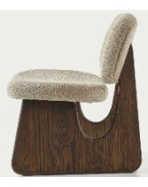 TWIG Rocking Chair | Boucle B09, Ash Wood 