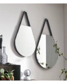 DROPS Mirrors Set of 2 | Graphite