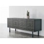 ARTEMIDE  Sideboard | Volcano Brushed LAM / Smoky Glass