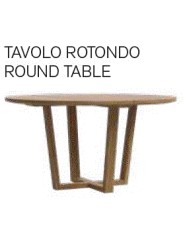 DESERT Dining Table Round 150x78cm | Teak