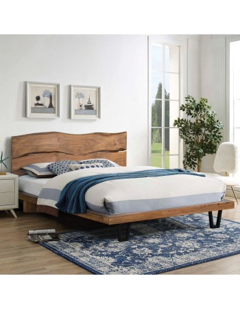 NICOLE Bed 160x200cm | Solid Wood Acacia 